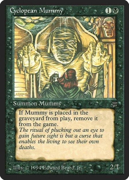 Cyclopean Mummy - Legends Magic: The Gathering trading card