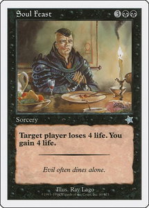 Soul Feast - Starter 1999 (S99) #90 - Uncommon Magic: The Gathering Trading Card