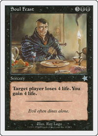 Soul Feast - Starter 1999 (S99) #90 - Uncommon Magic: The Gathering Trading Card