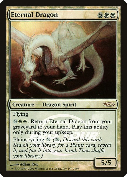 Eternal Dragon trading card from Pro Tour Promos Eternal Dragon - Pro Tour Promos Magic: The Gathering trading card