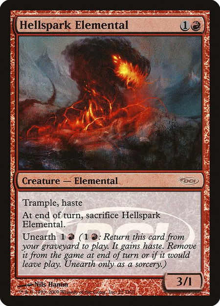 Hellspark Elemental - WPN & Gateway Promos Magic: The Gathering trading card