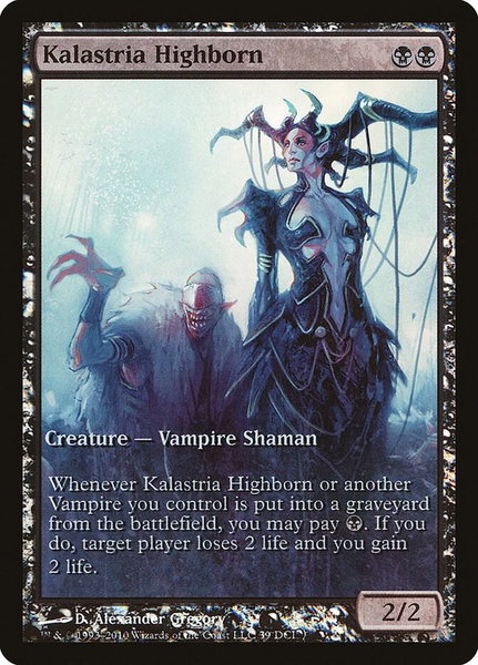 Kalastria Highborn trading card from Game Day & Store Championship Promos Kalastria Highborn - Game Day & Store Championship Promos Magic: The Gathering trading card