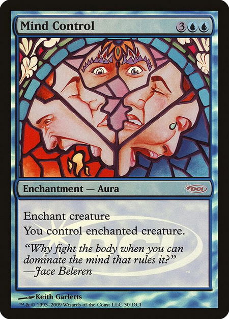 Mind Control - WPN & Gateway Promos Magic: The Gathering trading card