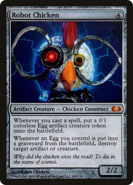 Robot Chicken - Special Occasion Magic: The Gathering trading card