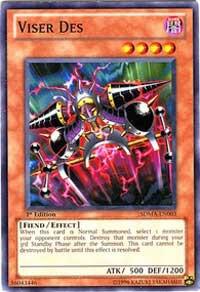 Viser Des trading card from Structure Deck: Marik Viser Des - Structure Deck: Marik YuGiOh trading card