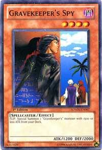 Gravekeeper's Spy trading card from Structure Deck: Marik Gravekeeper's Spy - Structure Deck: Marik YuGiOh trading card