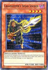 Gravekeeper's Spear Soldier - Structure Deck: Marik YuGiOh trading card