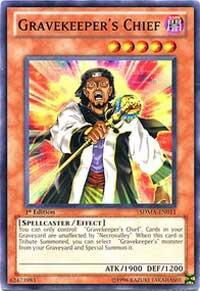 Gravekeeper's Chief - Structure Deck: Marik (SDMA) #SDMA-EN011 - Common / Short Print YuGiOh Trading Card