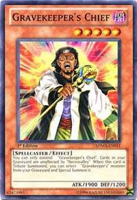 Gravekeeper's Chief trading card from Structure Deck: Marik Gravekeeper's Chief - Structure Deck: Marik YuGiOh trading card