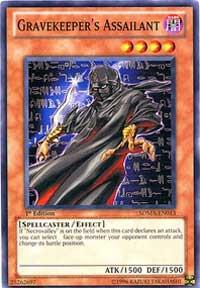Gravekeeper's Assailant trading card from Structure Deck: Marik Gravekeeper's Assailant - Structure Deck: Marik YuGiOh trading card