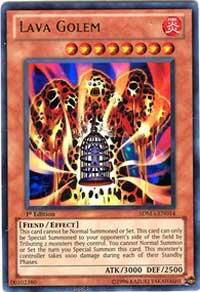 Lava Golem - Structure Deck: Marik (SDMA) #SDMA-EN014 - Ultra Rare YuGiOh Trading Card