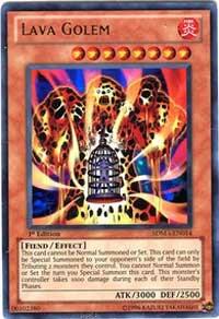 Lava Golem trading card from Structure Deck: Marik Lava Golem - Structure Deck: Marik YuGiOh trading card
