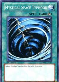 Mystical Space Typhoon trading card from Structure Deck: Marik Mystical Space Typhoon - Structure Deck: Marik YuGiOh trading card