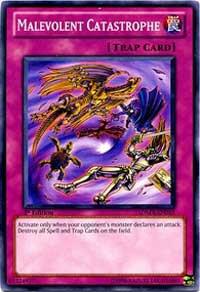 Malevolent Catastrophe trading card from Structure Deck: Marik Malevolent Catastrophe - Structure Deck: Marik YuGiOh trading card