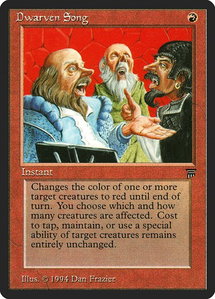 Dwarven Song - Legends (LEG) #null - Uncommon Magic: The Gathering Trading Card