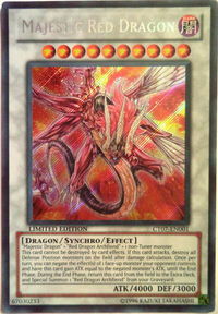 Majestic Red Dragon - 2010 Collectors Tins (CT07) #CT07-EN001 - Secret Rare YuGiOh Trading Card