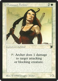 D'Avenant Archer - Legends (LEG) #7 - Common Magic: The Gathering Trading Card