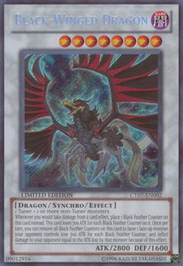 Black-Winged Dragon - 2010 Collectors Tins (CT07) #CT07-EN002 - Secret Rare YuGiOh Trading Card