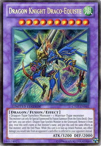 Dragon Knight Draco-Equiste - 2010 Collectors Tins (CT07) #CT07-EN003 - Secret Rare YuGiOh Trading Card