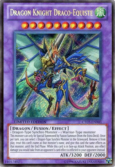 Dragon Knight Draco-Equiste - 2010 Collectors Tins YuGiOh trading card
