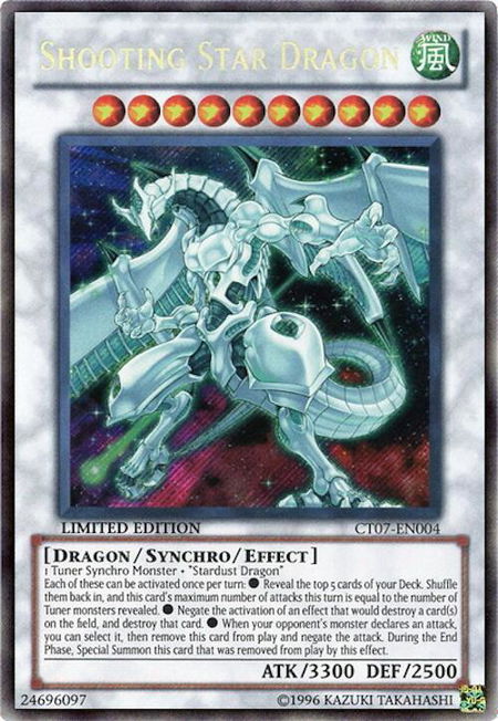 Shooting Star Dragon - 2010 Collectors Tins YuGiOh trading card