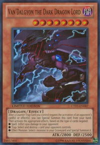 Van'Dalgyon The Dark Dragon Lord - 2010 Collectors Tins (CT07) #CT07-EN007 - Super Rare YuGiOh Trading Card