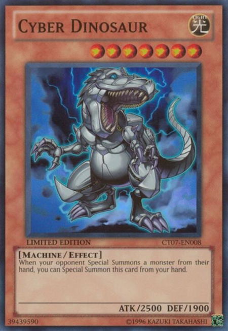 Cyber Dinosaur - 2010 Collectors Tins YuGiOh trading card