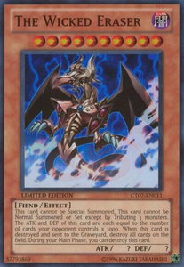 The Wicked Eraser - 2010 Collectors Tins (CT07) #CT07-EN011 - Super Rare YuGiOh Trading Card