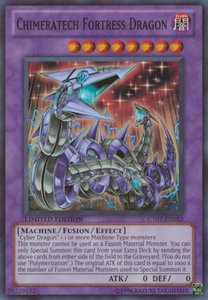 Chimeratech Fortress Dragon - 2010 Collectors Tins (CT07) #CT07-EN013 - Super Rare YuGiOh Trading Card
