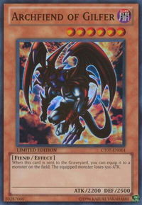 Archfiend of Gilfer - 2010 Collectors Tins (CT07) #CT07-EN014 - Super Rare YuGiOh Trading Card