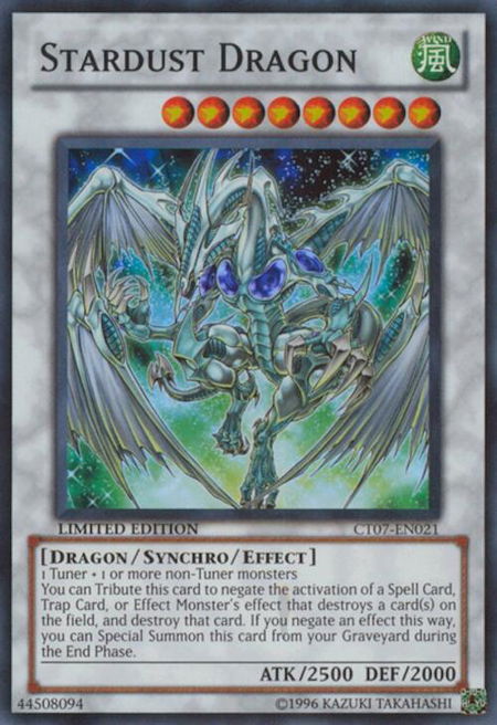 Stardust Dragon - 2010 Collectors Tins YuGiOh trading card