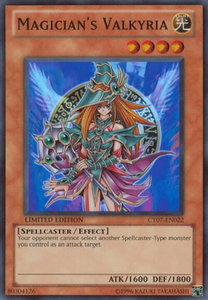 Magician's Valkyria - 2010 Collectors Tins (CT07) #CT07-EN022 - Super Rare YuGiOh Trading Card