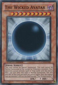 The Wicked Avatar - 2010 Collectors Tins (CT07) #CT07-EN023 - Super Rare YuGiOh Trading Card