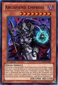 Archfiend Empress - Starstrike Blast YuGiOh trading card