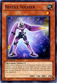 Needle Soldier trading card from Starstrike Blast Needle Soldier - Starstrike Blast YuGiOh trading card