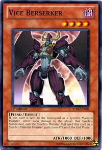 Vice Berserker - Starstrike Blast (STBL) #STBL-EN008 - Common / Short Print YuGiOh Trading Card