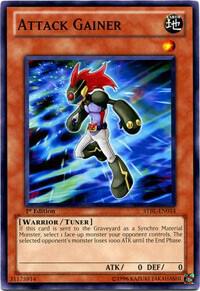 Attack Gainer trading card from Starstrike Blast Attack Gainer - Starstrike Blast YuGiOh trading card