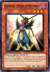Blackwing - Etesian of Two Swords - Starstrike Blast (STBL) #STBL-EN015 - Common / Short Print YuGiOh Trading Card