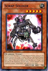 Scrap Soldier - Starstrike Blast YuGiOh trading card