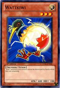 Wattkiwi trading card from Starstrike Blast Wattkiwi - Starstrike Blast YuGiOh trading card