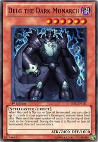 Delg the Dark Monarch - Starstrike Blast (STBL) #STBL-EN037 - Super Rare YuGiOh Trading Card