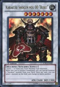 Karakuri Shogun mdl 00 "Burei" - Starstrike Blast YuGiOh trading card