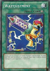 Wattjustment - Starstrike Blast YuGiOh trading card