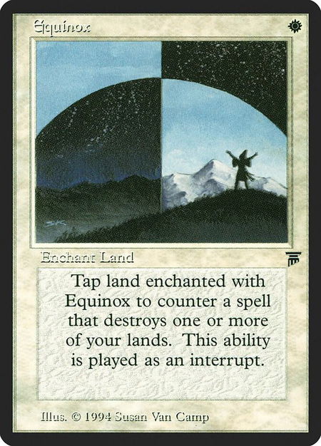Equinox trading card from Legends Equinox - Legends Magic: The Gathering trading card