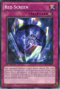 Red Screen - Starstrike Blast YuGiOh trading card