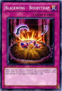 Blackwing - Boobytrap trading card from Starstrike Blast Blackwing - Boobytrap - Starstrike Blast YuGiOh trading card