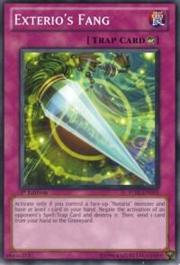 Exterio's Fang - Starstrike Blast YuGiOh trading card