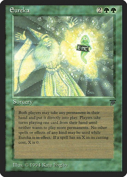 Eureka - Legends Magic: The Gathering trading card