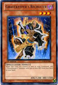 Gravekeeper's Recruiter - Starstrike Blast YuGiOh trading card