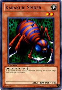 Karakuri Spider - Starstrike Blast YuGiOh trading card